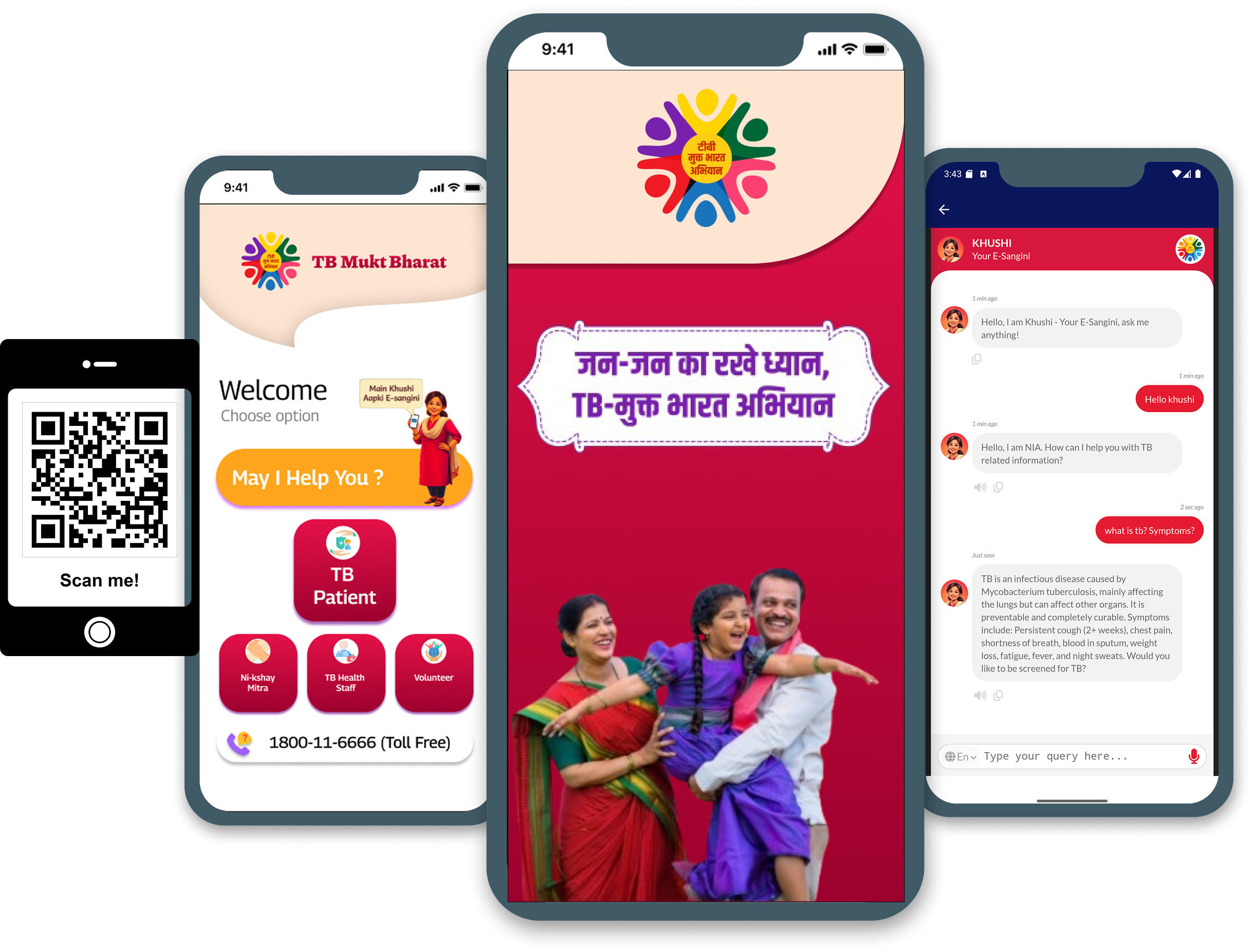 TB Mukt Bharat app screen